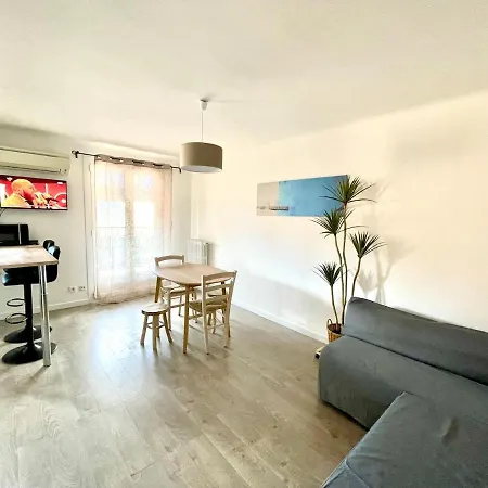 Le Coeur De Golfe Juan - Aircon - 9 Min To Sea *