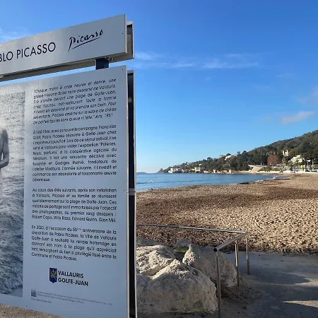 公寓 Le Coeur De Juan - 9 Min To Sea